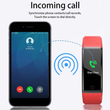 Heart Rate Blood Pressure Monitor Fitness Smart Bracelet Smartwatch