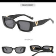 Retro Sunglasses Women  V Sun Glasses