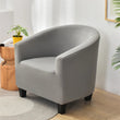 Spandex Solid Club Chair Slipcover Stretch Barrel Chair Cover