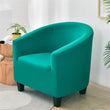 Spandex Solid Club Chair Slipcover Stretch Barrel Chair Cover