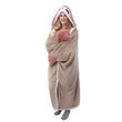 Women Winter Hooded Wearable Cartoon Hoodie Blanket