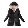 Women Parkas Winter Fleece Hooded Jackets