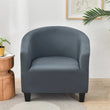 Spandex Solid Club Chair Slipcover Stretch Barrel Chair Cover