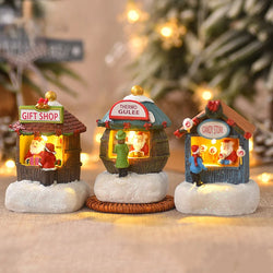 Resin Snow Village Christmas  Decorations