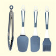 4pcs/set Mixing Scraper Cream Blade Silicone Food Clip Oil Brush Baking Tools