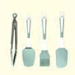 4pcs/set Mixing Scraper Cream Blade Silicone Food Clip Oil Brush Baking Tools