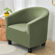Spandex Solid Club Chair Slipcover Stretch Barrel Chair Cover