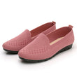 Women Mesh Slip-On Wedges Round Toe Breathable Shoes
