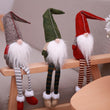 Christmas Santa Claus Tomte Long Leg Gnome Plush Decor