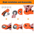 45mm Round Wheel Rotary Cutter Quilting Sewing Roller Fabric Cutting W/Blade