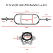 Weight Lifting Triceps Bar Spinlock Fitness Grip Bicep Curl Barbells
