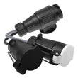 Adaptor Trailer Extension Lead Caravan Towing Socket Plug Board