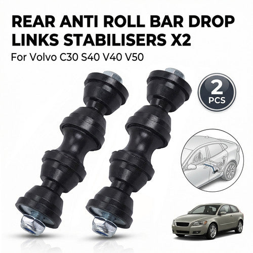 FOR VOLVO V40 V50 C30 S40 REAR ANTI ROLL BAR DROP LINKS STABILISERS