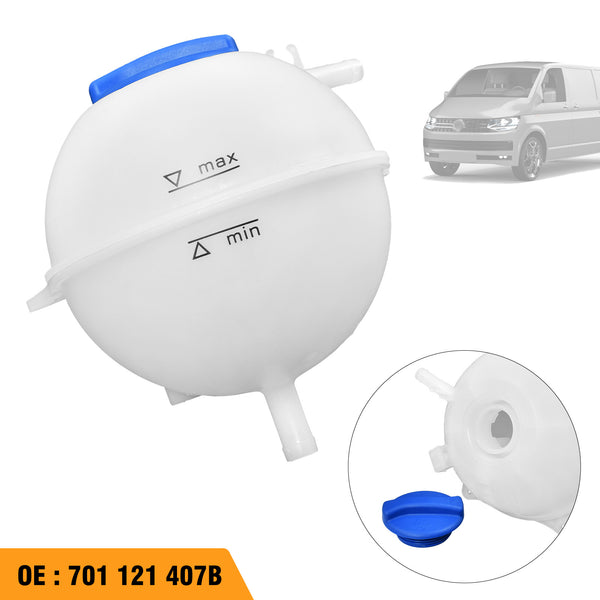 VW TRANSPORTER T4 RADIATOR COOLANT EXPANSION HEADER TANK BOTTLE & CAP