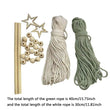 2pcs Woven Christmas Tree DIY Kit Christmas Crafts Gift Kit