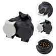 13 Pin to 7 Pin Trailer Board Extension Adaptor Socket Plug Caravan Towing