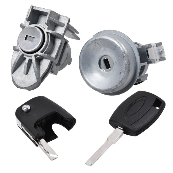 Door Lock Barrel Cylinder Ignition Switch Fit Ford Fiesta 2009-2013