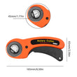 45mm Round Wheel Rotary Cutter Quilting Sewing Roller Fabric Cutting W/Blade