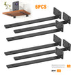 6 Pack Floating Shelf Brackets 10 inch