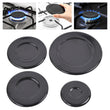 Set of Cooker Oven Gas Hob Rapid Burner Flame Caps Crown Ring Tops Covers