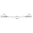 Olympic Curl Bar Weight Lifting Barbell 47" Fitness Equipment
