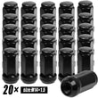 20 x M14 x 1.5 Alloy Wheel Nuts 19mm Hex Lugs For FORD