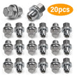 20x STAINLESS Alloy Wheel Nut For Land Rover L322 Discovery 3 4 5