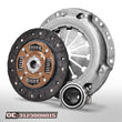 Clutch Kit 3pc (Cover+Plate+Releaser) fits CITROEN C1 Mk1 1.0 05 to 14 Brand