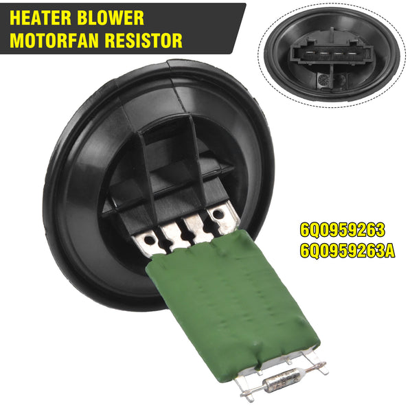 FOR VW / AUDI / SEAT / SKODA MODELS HEATER BLOWER MOTOR FAN RESISTOR 6Q0959263