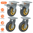 4x Heavy Duty 6" Swivel Castor Wheels Trolley Furniture Casters 1000KG