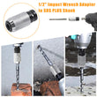 Impact Wrench For 1/2" Convert To SDS PLUS Converter Adapter Drill Rotary