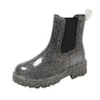 Women Fashion Solid Color Rain Boots