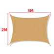 Waterproof Shade Sail Sun Canopy Patio Suncreen Awning Garden UV Block