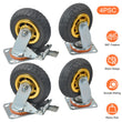 4x Heavy Duty 6" Swivel Castor Wheels Trolley Furniture Casters 1000KG