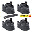 4x 16x2.125 Schrader Car Valve Bike Cycle Inner Tube + FREE TYRE LEVER