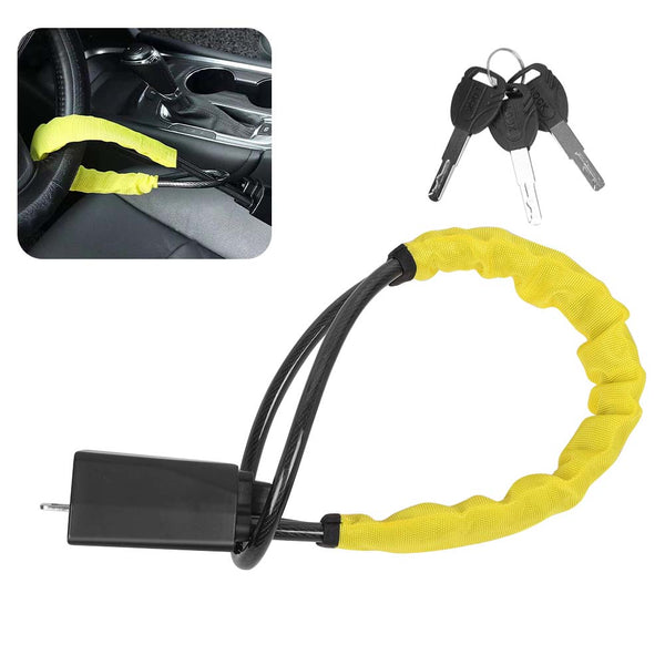 Seat Belt Lock Steering Wheel Lock Car Security Anti-Theft Device