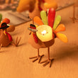 Sitting or Standing Metal Chick Candle Holder