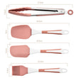 4pcs/set Mixing Scraper Cream Blade Silicone Food Clip Oil Brush Baking Tools