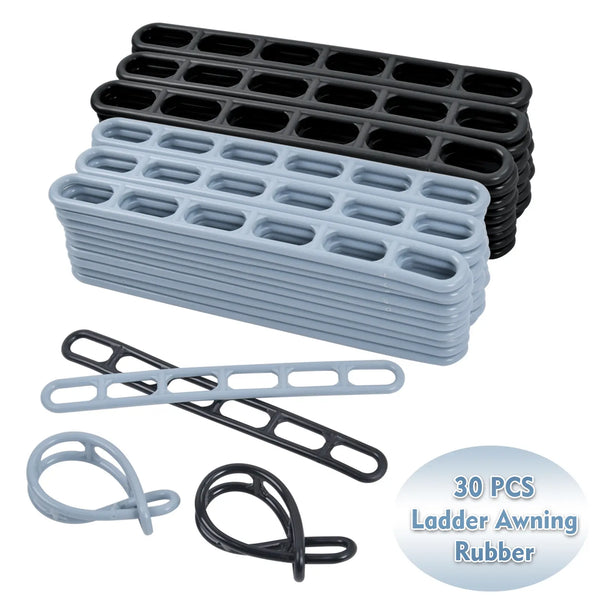 30 x Rubber Ladder Bands Awning Tent Caravan Camping