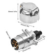 7pin 12V N Type Metal Socket And Plug Set Trailer Caravan