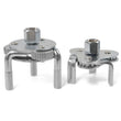 2PCS Oil Filter Wrench Set Adjustable 2 Way 3 Leg Oil & Fuel Filter