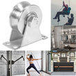 U Type Single Wheel Pulley Block Sliding Gate Rollers Heavy Duty Caster Wheel UK