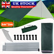 3mx3m Tent Tarp Hammock Rain Sun Shade Shelter Waterproof