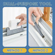 Groove Cleaning Tool Window Groove Cleaning Cloth with 2 Replace Brush Head