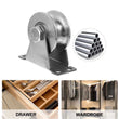 U Type Single Wheel Pulley Block Sliding Gate Rollers Heavy Duty Caster Wheel UK