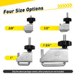 4x Fuel Line Water Hose Brake Pipe Plug Fluid Clamps Leak Stopper Tool
