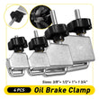 4x Fuel Line Water Hose Brake Pipe Plug Fluid Clamps Leak Stopper Tool