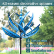 Metal Wind Spinner for Yard and Garden