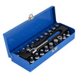 20x Oil Drain Sump Plug Key Set 3/8" Drive Hex Square & Triangle Socket