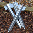 Railway Sleeper Brackets Steel for Edging Easy Fix Landscaping